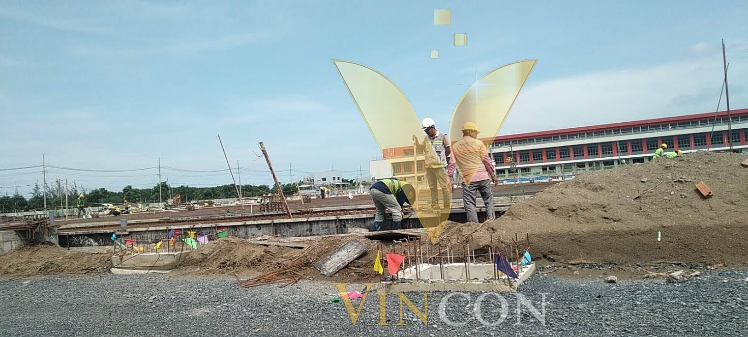 Mặt bằng thi công Dự án nhà xưởng - KCN Bắc Ninh